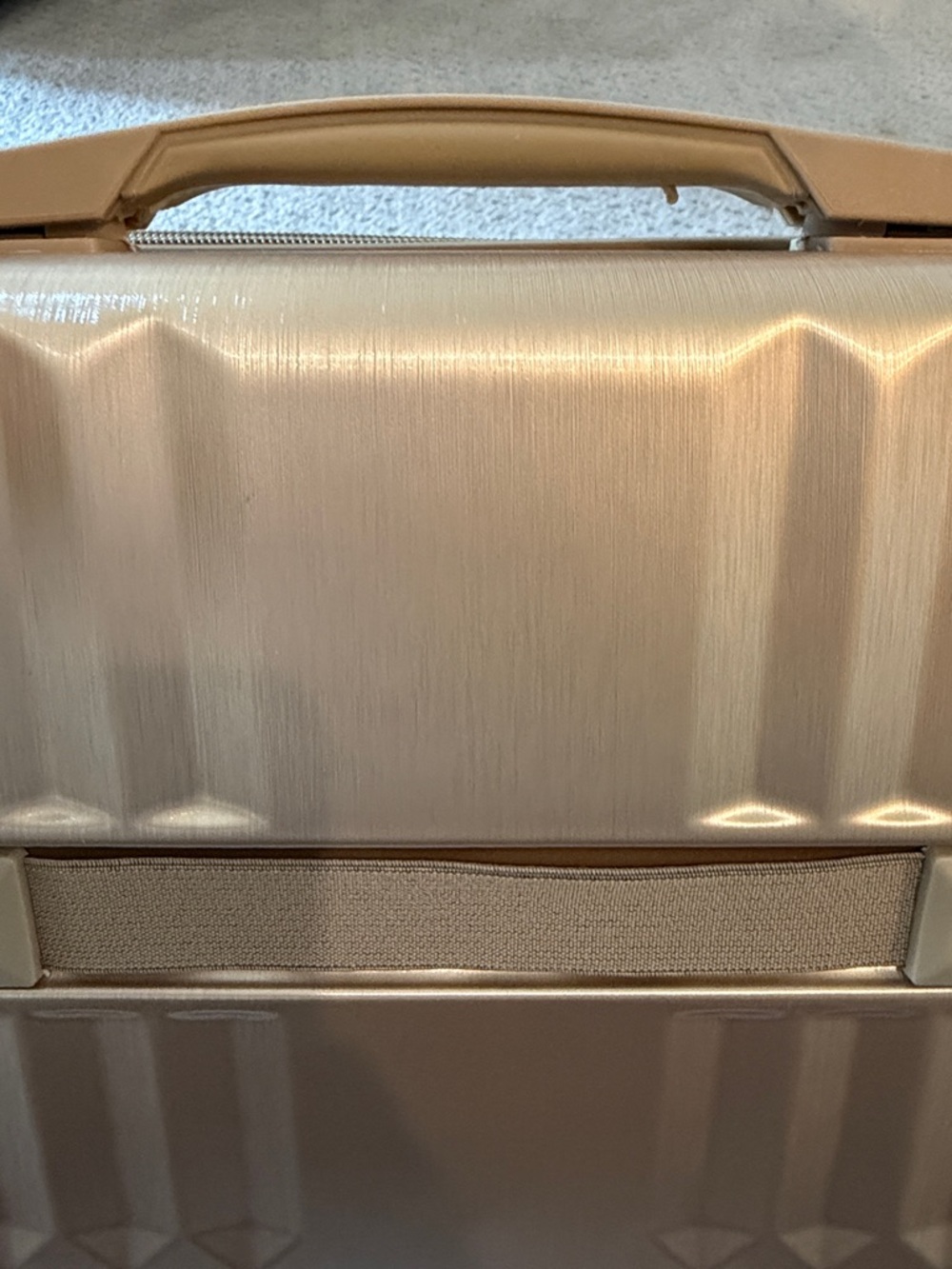 CALPAK hard side cosmetic vanity case Gold - Picture 8 of 9
